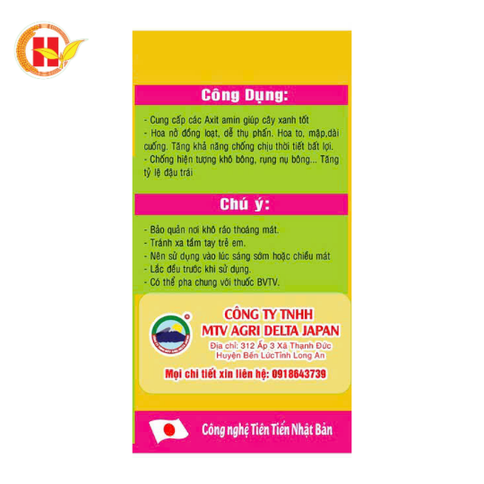 Dưỡng bông sầu riêng BIOMAX Cuốc Vàng
